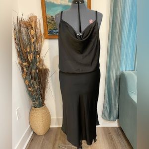 Silky Black Dress